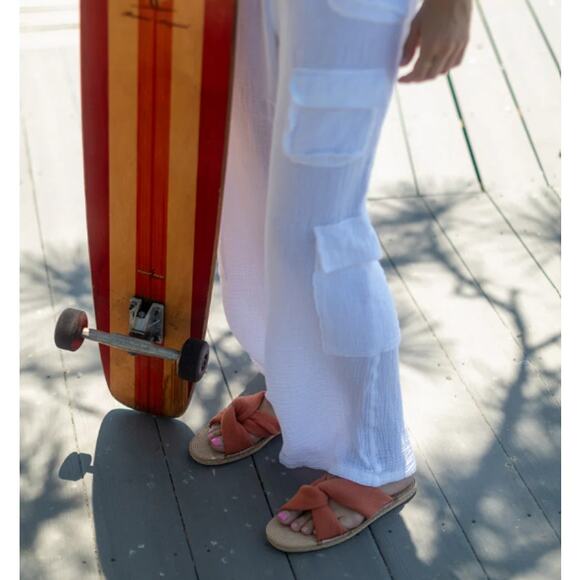 Qwave Ladies' Boho Cross Slide, Rust, Size 38 - Picture 2 of 4